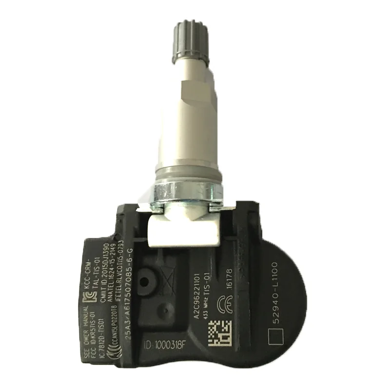 Датчик TPMS 52940L1100 52940-L1100 433 МГц для SONATA 2020 2019-2020 Hyundai Sonata DN8 KIA Seltos | Автомобили и