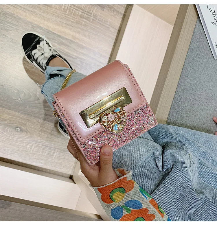 France Non-mainstream Children's Bags New Style Summer Autumn Popular Mini Chain Square Sling Bag Versatile INS Shoulder Ba