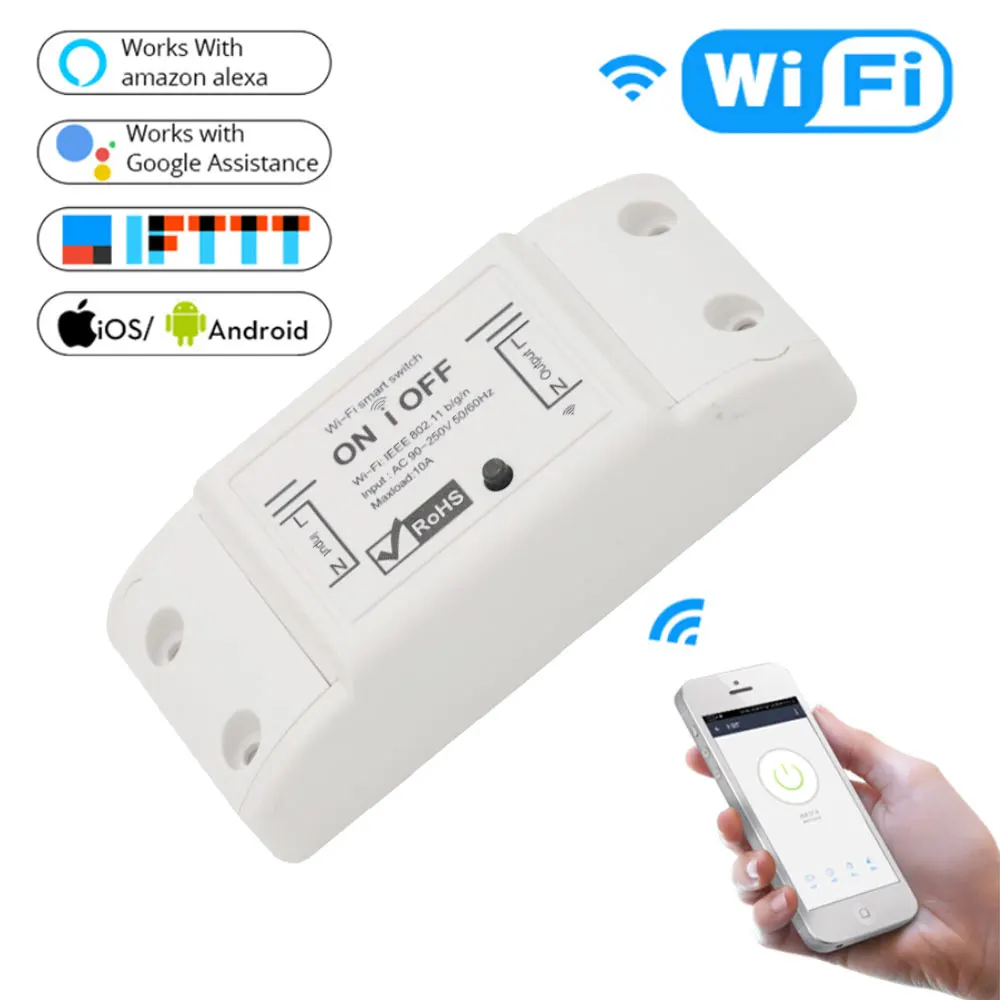 Smart Wifi Switch 220v Tuya Smart Home Light Sensor Switch Automatic