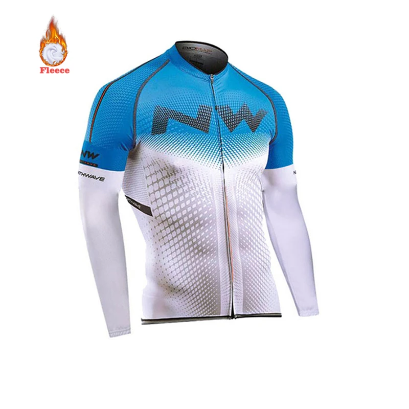 2019Northwave Pro Team Зимняя теплая Байкерская одежда Ropa Ciclismo с длинным рукавом Одежда для горного велосипеда спортивная одежда для улицы