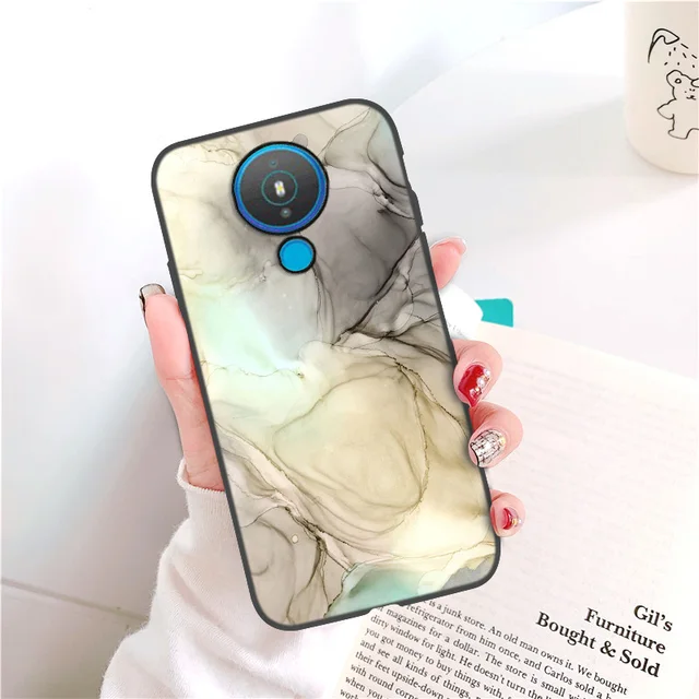 Soft Marble Phone Case For Nokia 1.4 8.3 5G Cases For Nokia 7.3 7.1 Plus 5.4 2.4 3.4 3.2 9 1.3 5.1 2.1 Silicone Protective Cover MA06