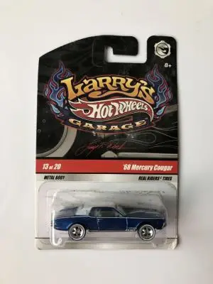 Hot Wheels автомобиль 68 MERCURY COUGAR Синий металл литая модель автомобиля