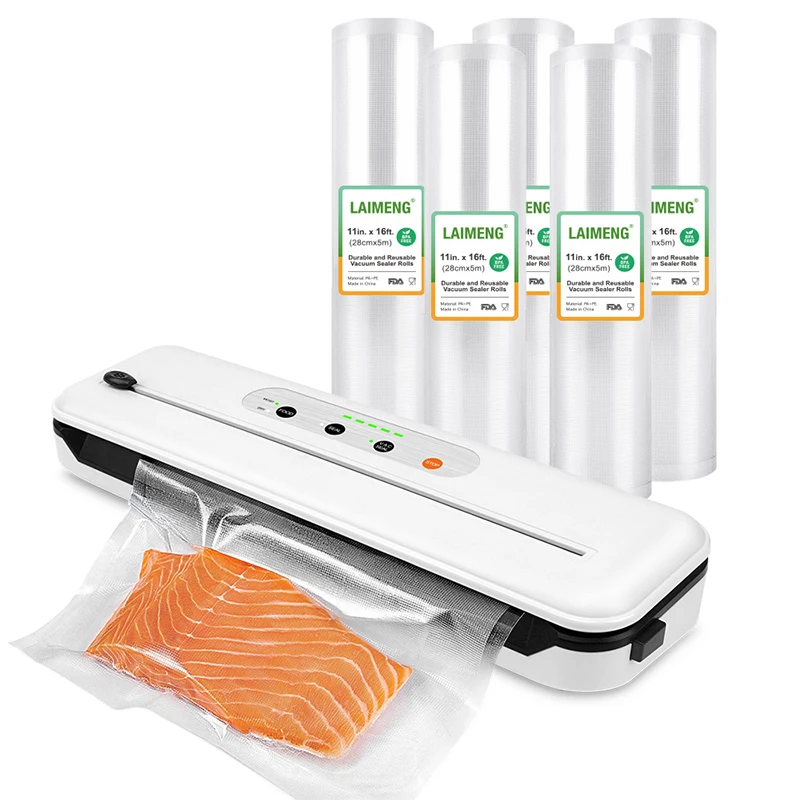 YUMYTH Food Vacuum Sealer with Built in Cutter Vacuum Packing Machine