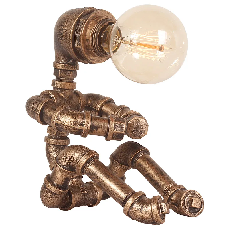  Creative retro table lamp bedside bedroom study small night light Decorative lamp birthday gift tab - 4000556994978