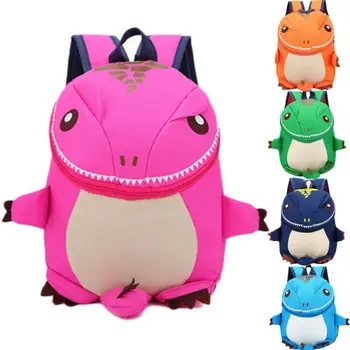 

Children Nylon Backpack Unisex Portable Dinosaur Shape Backpacks Kids Boys Girls School Bookbag Fashion Shoulder Bag Bagpack