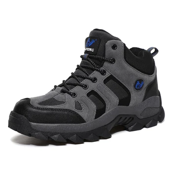 

Winter Men Boots Plush Warm Men Snow Boots Plus size 36-48 Lace Up Men Motorcycle Ankle Boots Fashion Sneakers Men's Work Shoes
