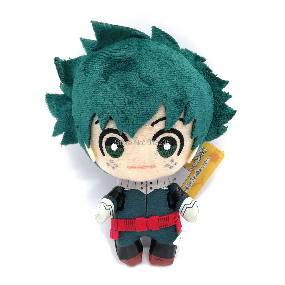 10/лот My Hero Academy Bakugou Katsuki Todoroki Shoto Midoriya Izuku 4-15 см плюшевая кукла - Цвет: A Midoriya Izuku15cm