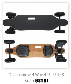 Clearance Electric Scooter Adult Four Wheels Electric Scooters Brushless Motor 36V 700W Electric Skateboard Longboard 40KM/H 6