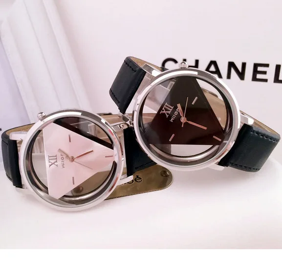 

Genuine Product Fashion Watch Women's Korean Style Trend Retro Waterproof Students Watch MEN'S Leather Belt Couple Watches