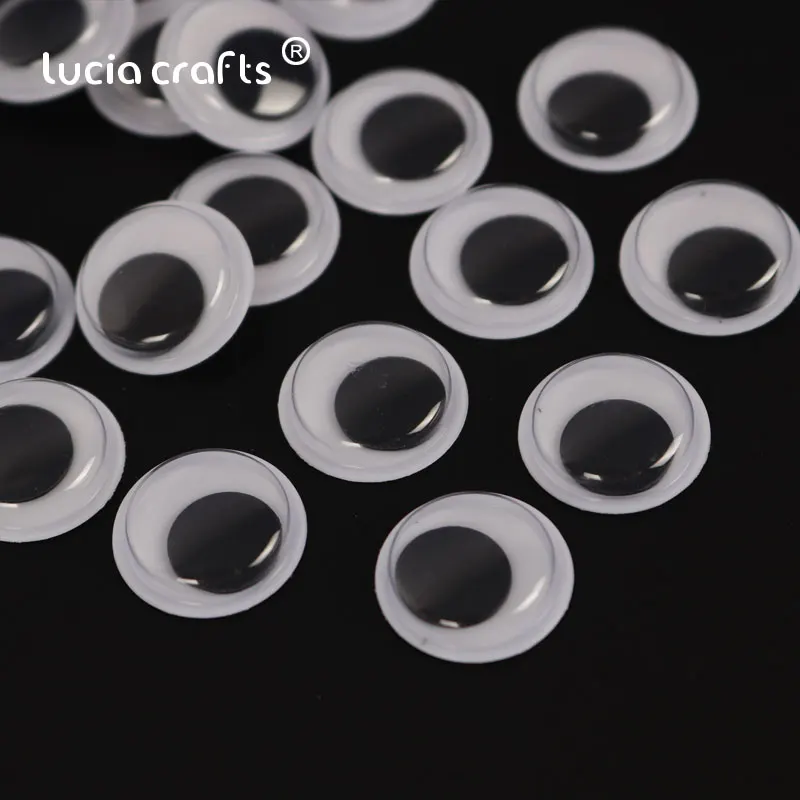 S4 12mm 24pcs 10-150 шт 5 мм/7 мм/10 мм/12 мм/15 мм/18 мм/20 мм самоклеющиеся Googly глаза кукла игрушка клей вобли Глаза DIY ремесло аксессуары 100106150 - Цвет: S4 12mm 24pcs