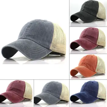

Simple Vintage Baseball Cap Men Snapback Cotton Women Summer Baseball Hat Solid Outdoor Sports Caps Hats Adjustable Baseball Cap