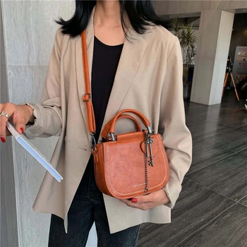 

Fashion Women Pu Leather Shoulder Bag High Quality Ladies Saddle Bag Luxury Designer Female Crossbody Bags for Women Handbags