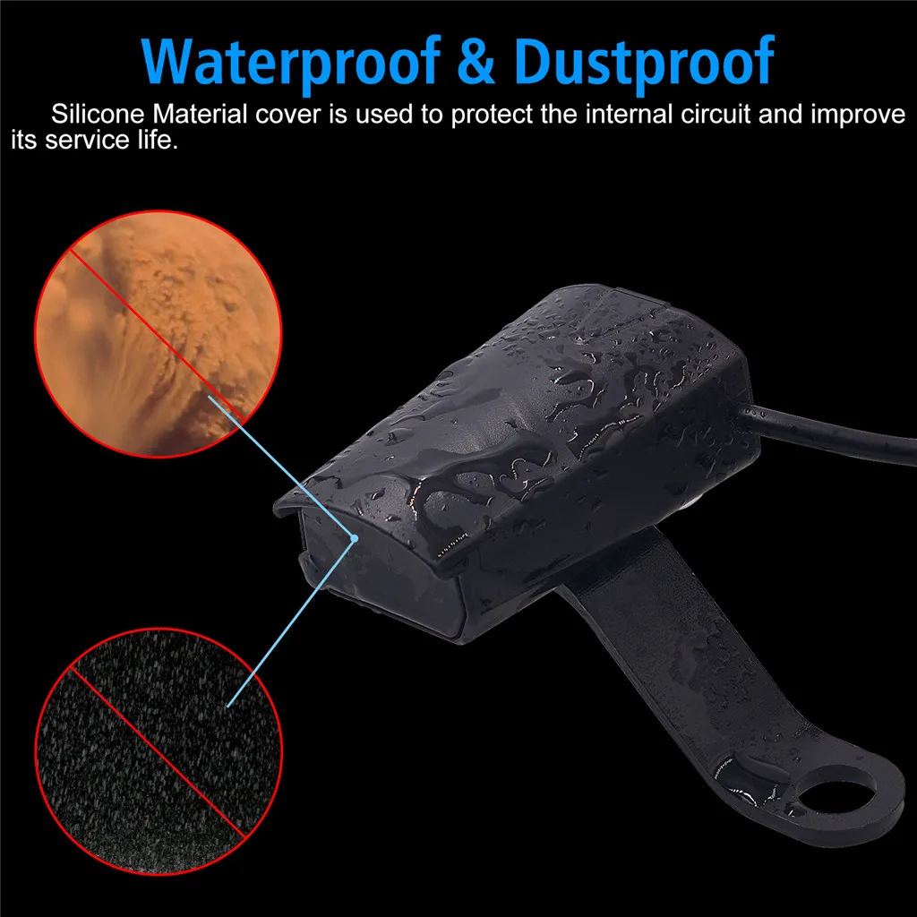 Универсальное зарядное устройство 5 В USB для мотоцикла мото оборудование usb