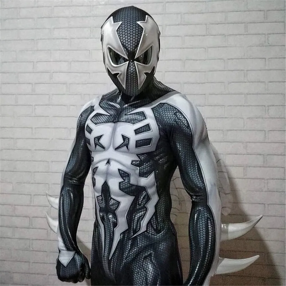 Style 4 Spider 2099, Мигель О 'Хара, косплей, Костюмы супергероев, цельный костюм зентай, комбинезон для взрослых, комбинезон с длинными рукавами - Цвет: Style 4
