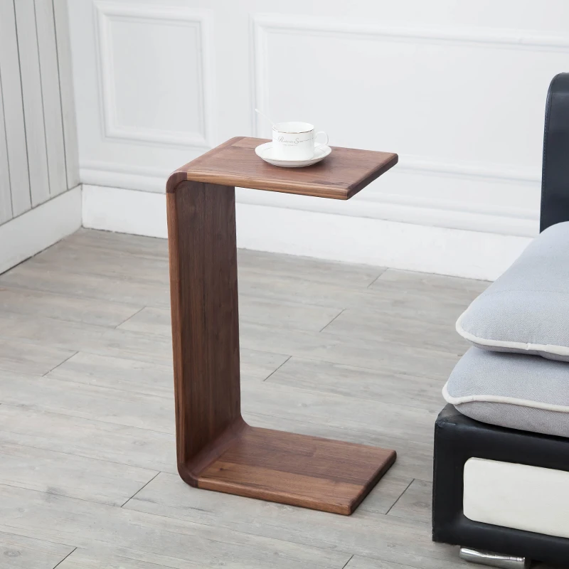 Nordic wood edge several removable sofa corner living room small coffee table simple creative bedside table Nordic wood edge several removable sofa corner living room small coffee table simple creative bedside table