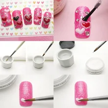 Горячая 7 шт./компл. ногтей гель покраска перо для дизайна ногтей Советы Гель лак кисти для рисования CUN 668