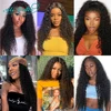 Ali Grace Wigs Brazilian Deep Curly Lace Front Wig Pre Plucked 360 Lace Frontal Wigs Remy Hair Kinky Curly Human Hair Wigs ► Photo 3/6