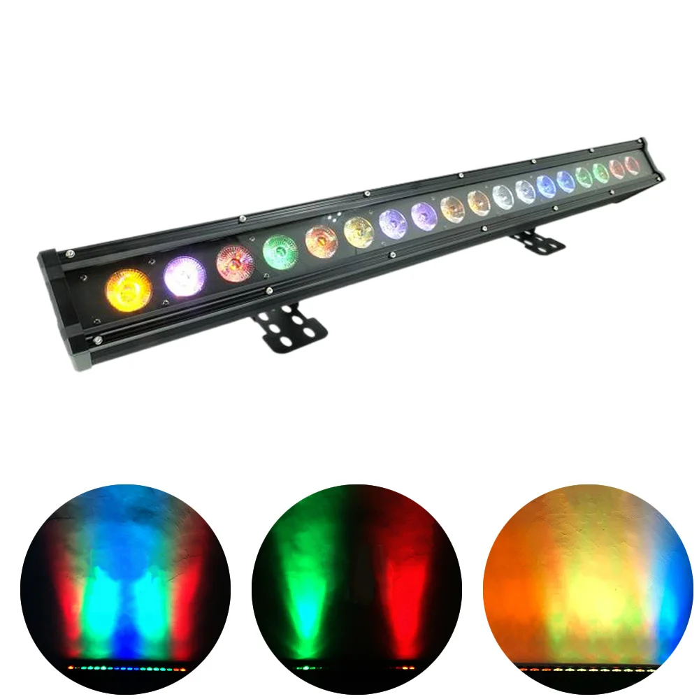 18x1 0 Вт/18x1 5 Вт/18x18 Вт RGBWA УФ 6IN1 Led сценическое освещение лампа головы мыть луч бар