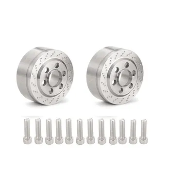 

2/4pcs Brake Disc Hub Counterweight Balance Weight for 1.9/2.2 inch 6-hole VP Wheel Rims for TRAXXAS TRX4 Axial SCX10 RC Crawler