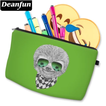 

Deanfun Cosmetic Bag Skull Patterned Makeup Bag Cute Waterproof Toiletry Bags Green Bags For Travel D52130