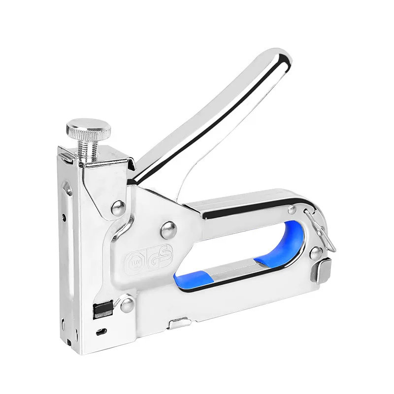 

3 in 1 Staple Gun Heavy Duty With Staple Remover Staples - 3 Way Tacker Hand Operated Steel Stapler Brad Nail