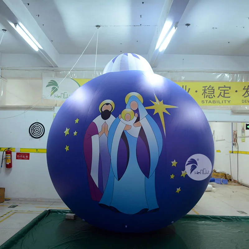 Hongyi Factory Produces PVC Blue Balls Christmas Inflatable Balloons | Дом и сад