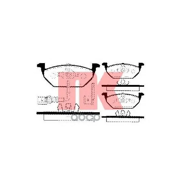 Колодки Тормозные Nk 224745 Nk арт. 224745