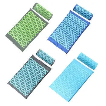 

Acupressure Massager Mat Relaxation Relief Stress Tension Body with Pillow
