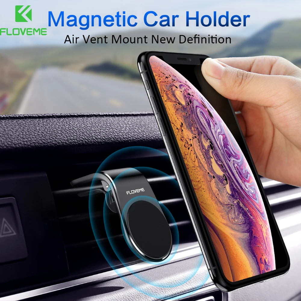  FLOVEME Magnetische Auto Telefon Halter Für iPhone 8 7 XR Unterstützung Smartphone Voiture In Auto 