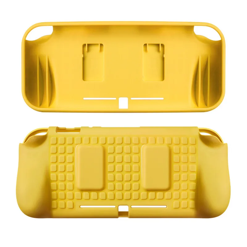 Для Nintendo Switch Lite Mini чехол Защитная мягкая силиконовая рукоять из зернистой кожи крышка ручка держатель мини защитный чехол на заднюю панель из полиуретана
