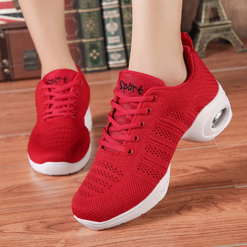 Women's sports function soft bottom breathable dance shoes women's sports shoes breathable modern jazz shoes