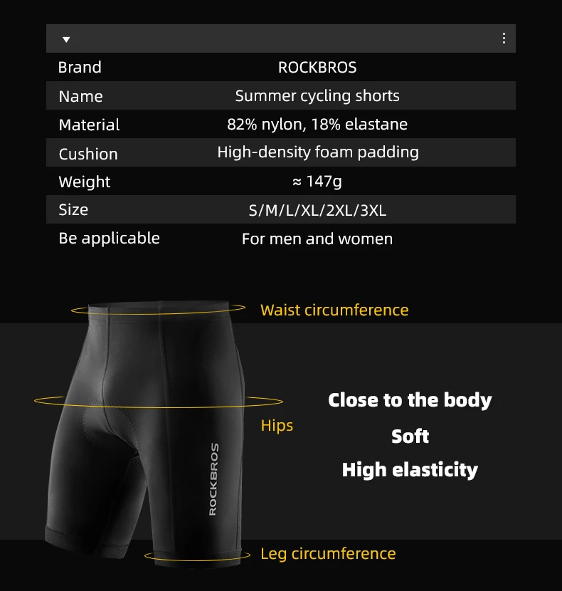 Summer Cycling Shorts 3D Gel Pad Shockproof Pro Ciclismo Shorts MTB Road Cycling