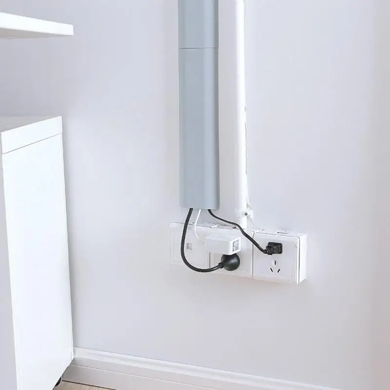 

4 Color Hot Wiring Ducts Wire Raceway Wall Cable Cover Organizer Protector Duct Channel Fixer Fastener Holder For Wire Storage