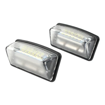 

LED No Error License Plate Lights for Toyota Crown(2003-2009) Number Plate Lamps Bulb Automotive Accessories White 12V