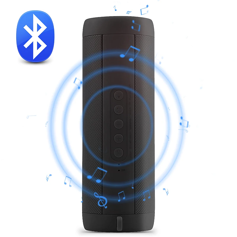 Bluetooth Колонка Беспроводная Bluetooth Колонка водонепроницаемый громкий динамик Высокая мощность портативный динамик с светильник для телефона компьютера
