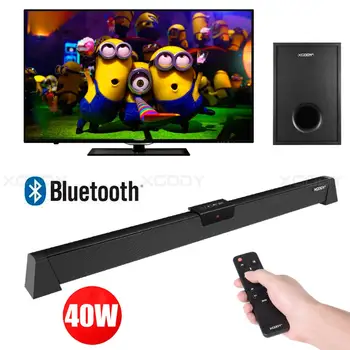 

Xgody S-XS02 40W Wireless Bluetooth Sound Bar 80cm Length With Wired Subwoofer Stereo Woofer TV Speaker Home Theater Soundbar