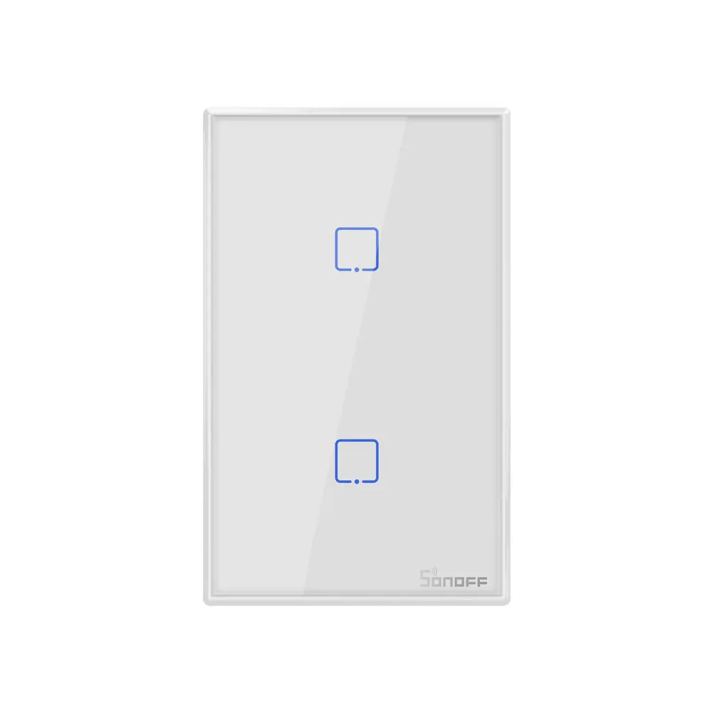 Интеллектуальный выключатель света Sonoff T2 1/2/3 интеллектуальная беспроводная(Wi-Fi) Беспроводной Панель сенсорный настенный выключатель Retome Ctrl