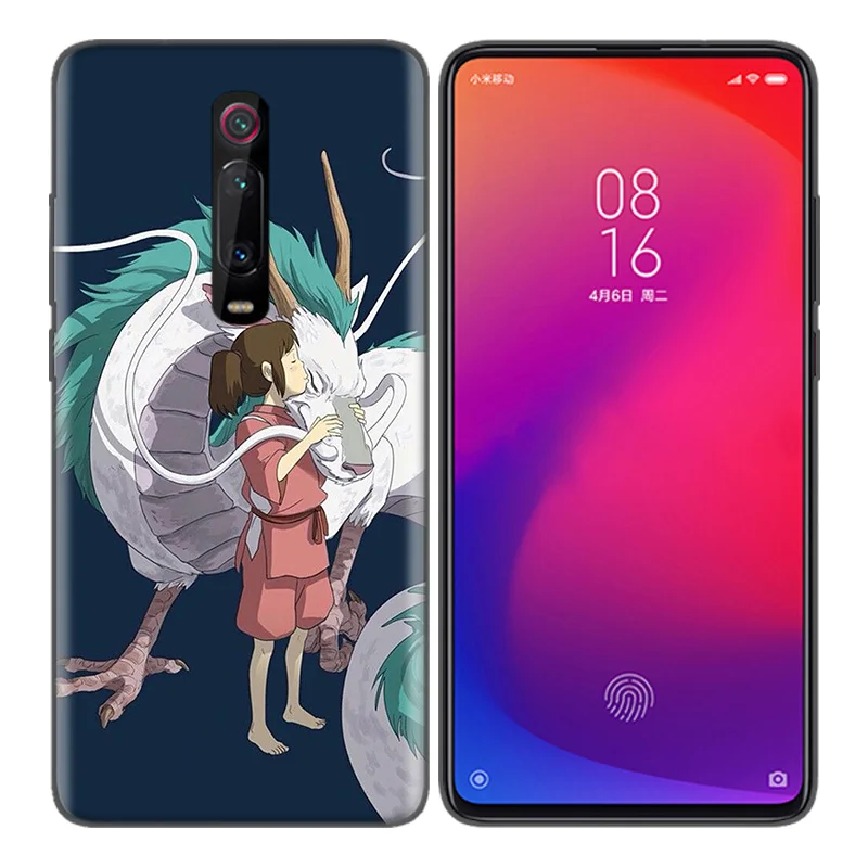 Силиконовый чехол-накладка для Xiaomi mi a1 A2 A3 8 Lite Play 9T CC9 Red mi Note 5 7 8 6A 7S Y3 K20 Pro Studio Ghibli Totoro