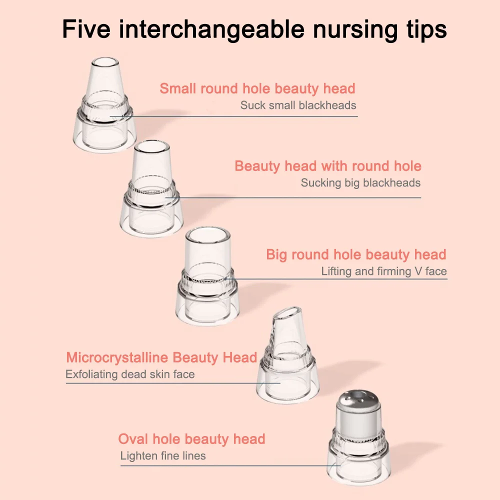 Blackhead Remover Vacuum Face Deep cleansing Nose Pore Cleaner Acne Pimple Removal Vacuum Suction Facial Beauty Skin Care Tool