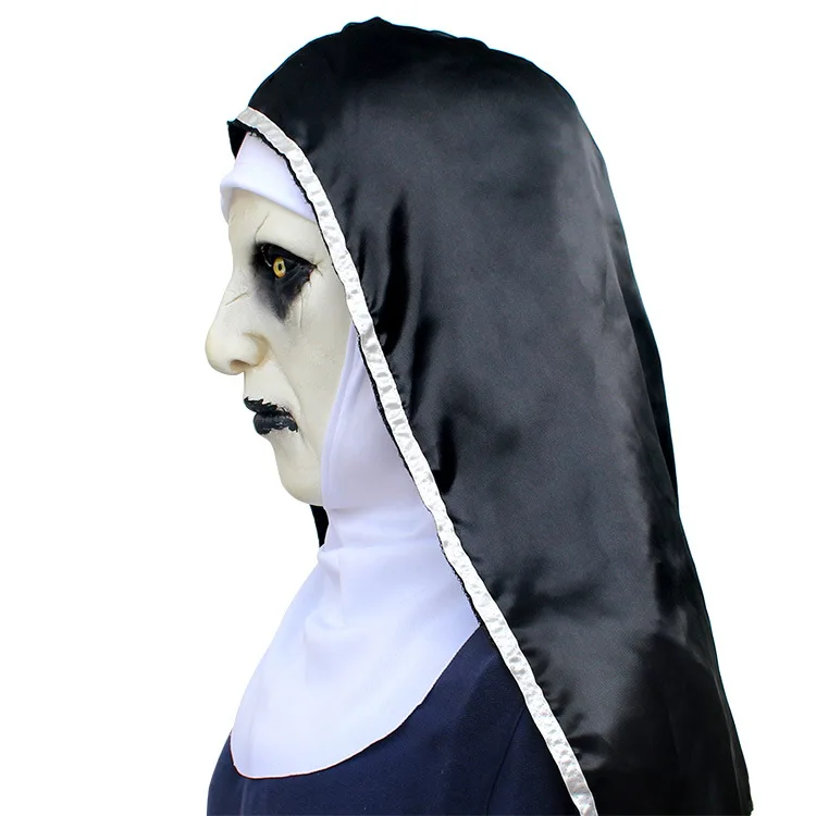 

Halloween Horror Movie Evocation 2 Nun Mask Jingshu Women's Grimace Head Band