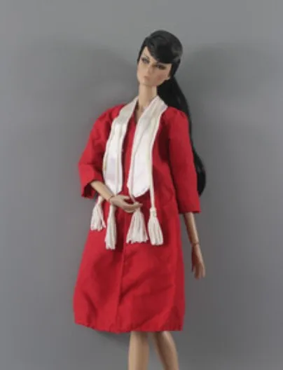 Новые стили одежды куклы игрушки платье юбки брюки для fr BB 1:6 куклы A172 - Цвет: 4  a dress only