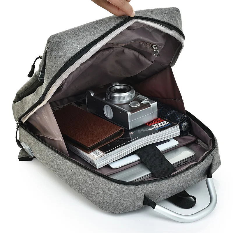 

New Style Smart Double Rechargeable Hand-Style MEN'S AND WOMEN'S Backpack Travel Laptop Anti-Theft Computer Backpack