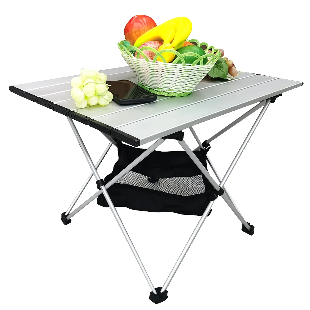 

Lighten Up 7075 Aluminum Alloy Portable Ultralight Camping Table Foldable Outdoor Garden Table for Picnic Camping