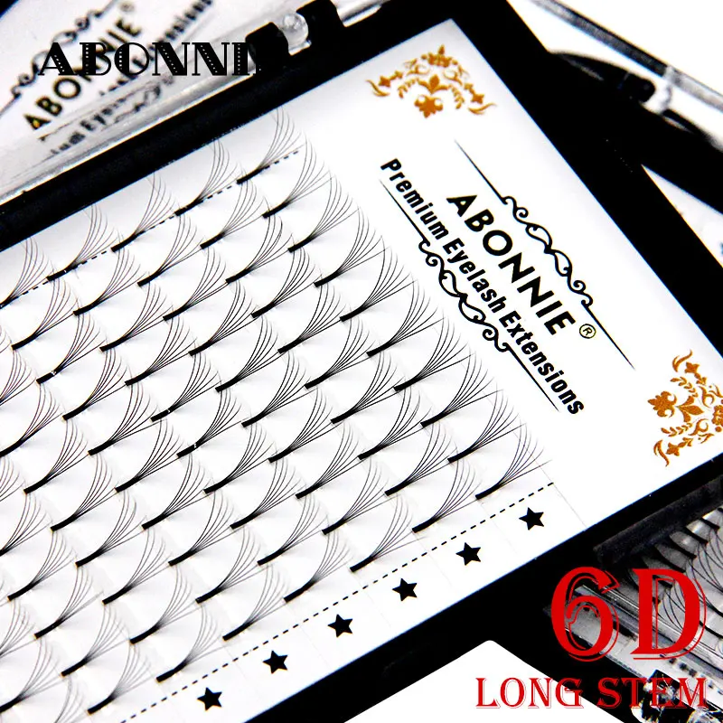 ABONNIE предварительно сделанные объемные вентиляторы 3d/4d/5d/6d ресницы русский объем ресницы для наращивания искусственный MinkPre ресницы для наращивания макияжа