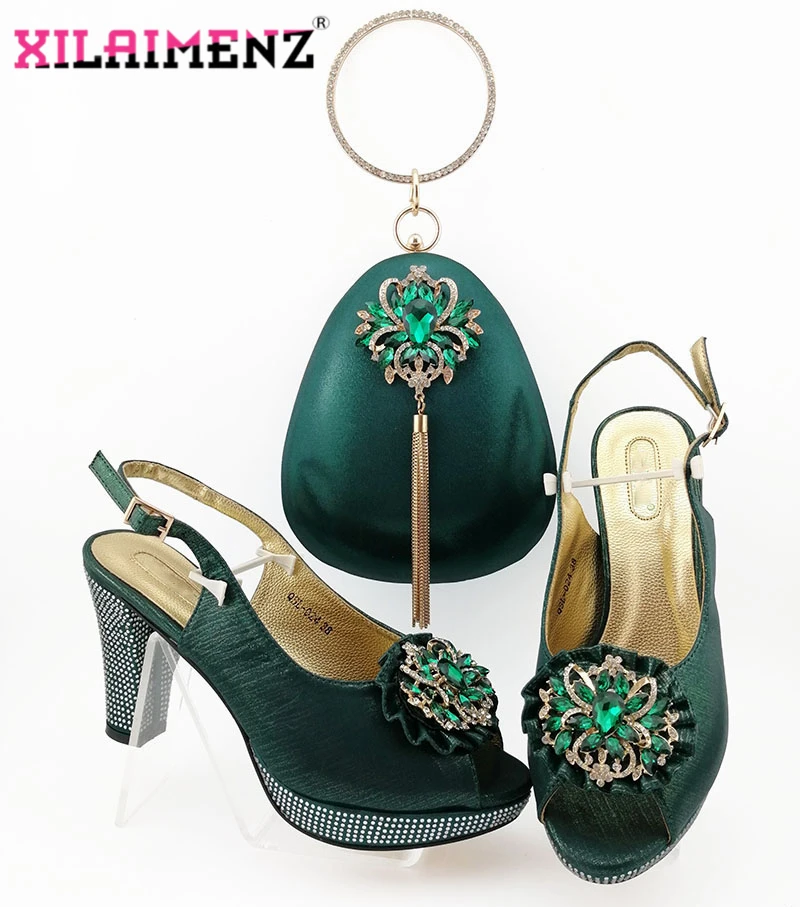 dark green ladies shoes