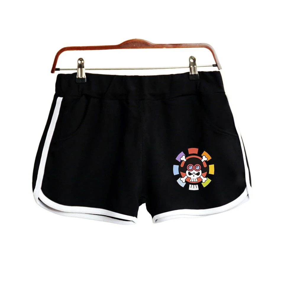 Аниме 2019 новый фильм ONE PIECE STAMPEDE театральная версия печати женские шорты Harajuku женские горячие продажи сексуальные шорты «Kawaii»