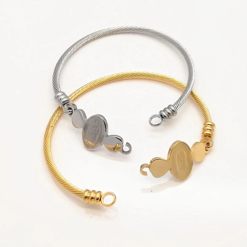 Mary Bangle Pulseras de moda Para Mujer Joyas de Oro Color de la Virgen María Charm Pulseras y Brazaletes La Joyería Pulseras Hombre|bangle bracelet|bracelets & banglesbangle bracelets for women - AliExpress