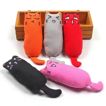 

Teeth Grinding Catnip Toy Interactive Pet Cat Toy Cat Chewing Claws Thumb Bite Toys for Kitten with Catnip Pet Supplies