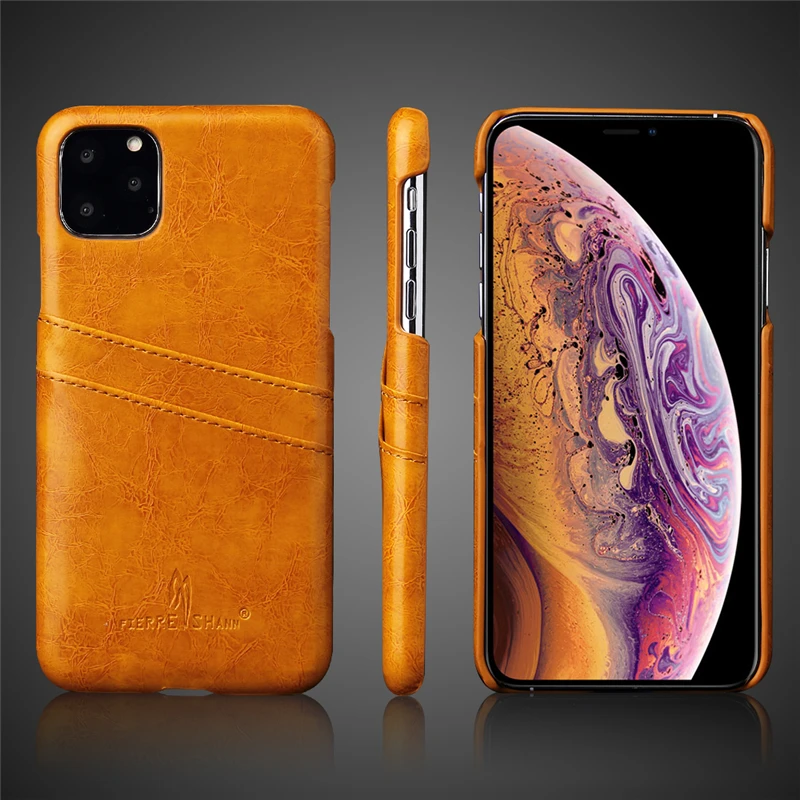 iPhone 11 油蜡纹插卡后壳 (5)