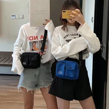 Сумки-холсты Для женщин простая сумка через плечо для стиль японо-Стиль Harajuku милые универсальные для танцев сумка